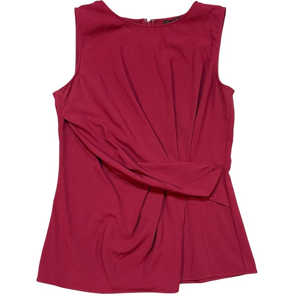 Ann Taylor Tops - Ann Taylor Red Twist-Waist Shell Top Size 4
